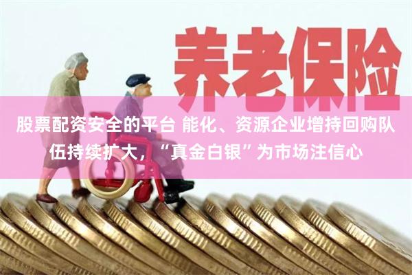 股票配资安全的平台 能化、资源企业增持回购队伍持续扩大，“真金白银”为市场注信心