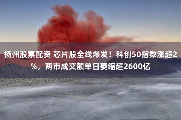 扬州股票配资 芯片股全线爆发！科创50指数涨超2%，两市成交额单日萎缩超2600亿