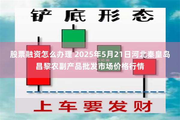 股票融资怎么办理 2025年5月21日河北秦皇岛昌黎农副产品批发市场价格行情