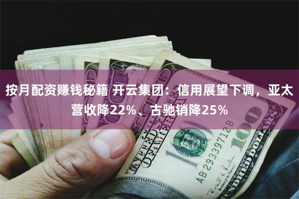 按月配资赚钱秘籍 开云集团：信用展望下调，亚太营收降22%、古驰销降25%