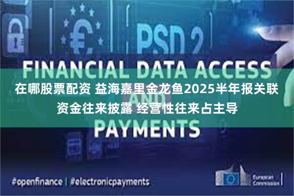 在哪股票配资 益海嘉里金龙鱼2025半年报关联资金往来披露 经营性往来占主导