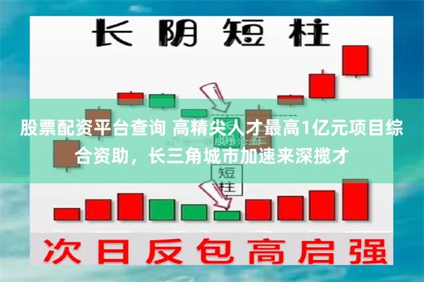 股票配资平台查询 高精尖人才最高1亿元项目综合资助，长三角城市加速来深揽才