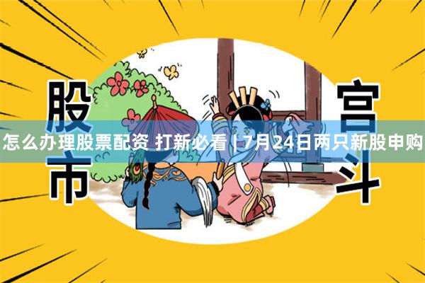怎么办理股票配资 打新必看 | 7月24日两只新股申购