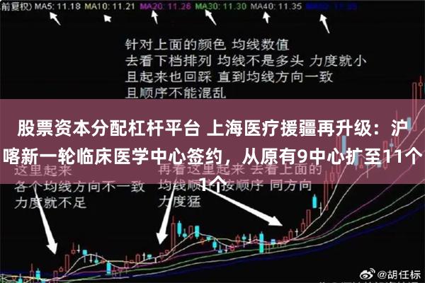 股票资本分配杠杆平台 上海医疗援疆再升级：沪喀新一轮临床医学中心签约，从原有9中心扩至11个